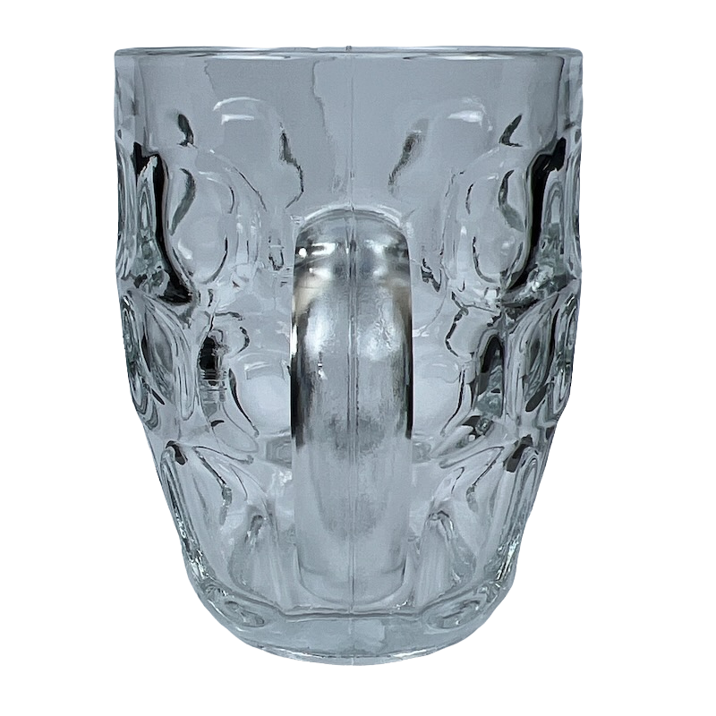 Ravenhead Dimpled Glass Beer Mug Ravenhead Glass Mug Barista