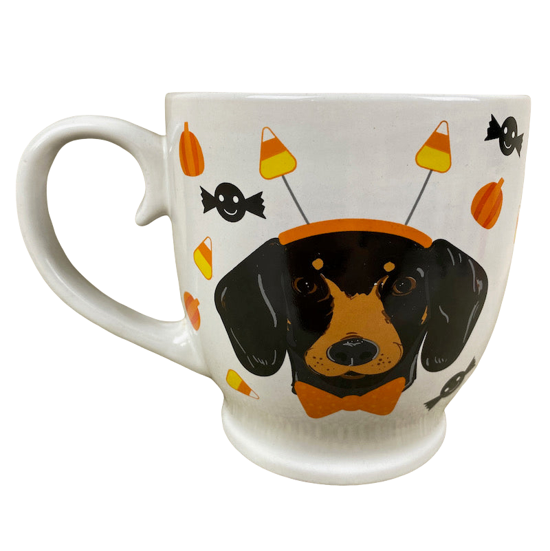 It's All About the Candy Dachshund Halloween Mug