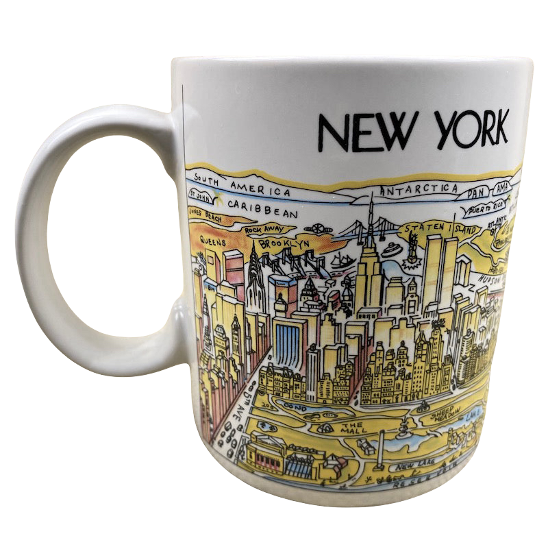 A View Of The World New York Mug City Mugs