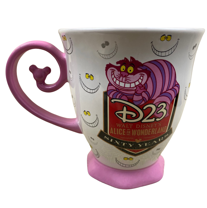 Disney Cheshire Cat Coffee Mug / We're All Mad Here Pearl Metallic