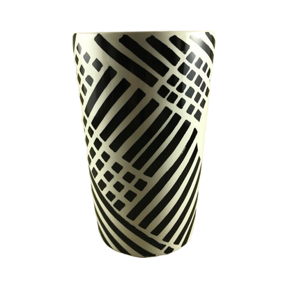 Dot Collection White Dot Black And White Striped Zebra Geometric 16oz Mug 2014 Starbucks