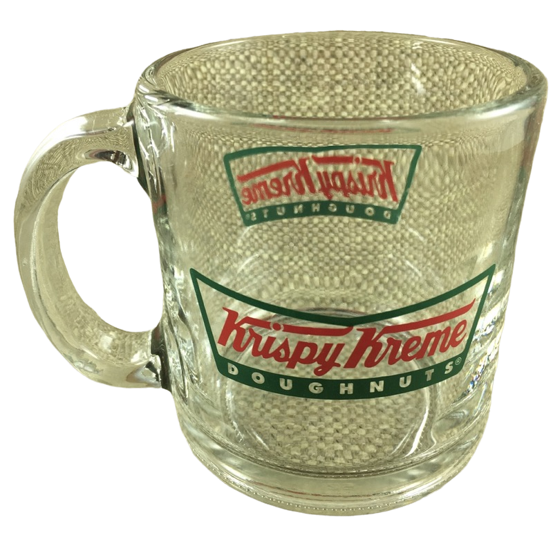 Krispy Kreme Doughnuts Glass Mug