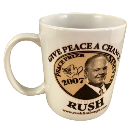 Rush Limbaugh Give Peace A Chance Mug Linyi