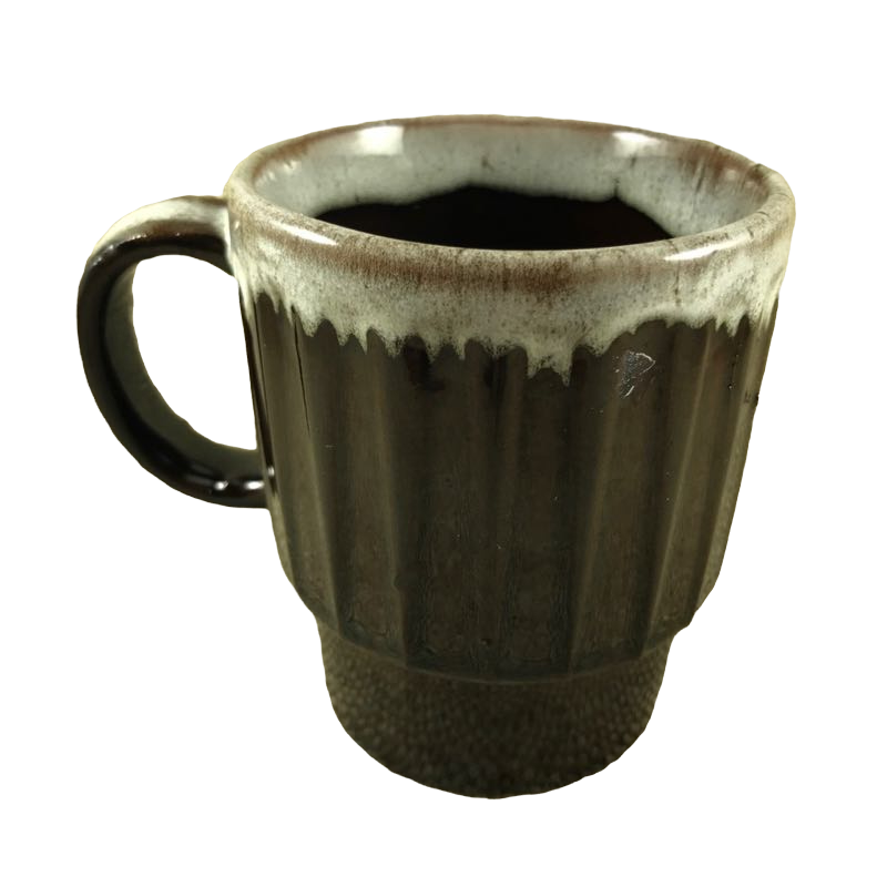 Vintage Stacking Drip Glaze Japan Mug