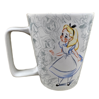 Alice In Wonderland Characters Sketch Mug Disney Store