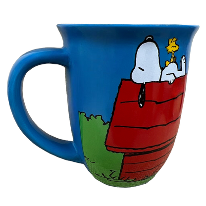 Snoopy & Woodstock Chillin' Mug Peanuts Worldwide Silver Buffalo