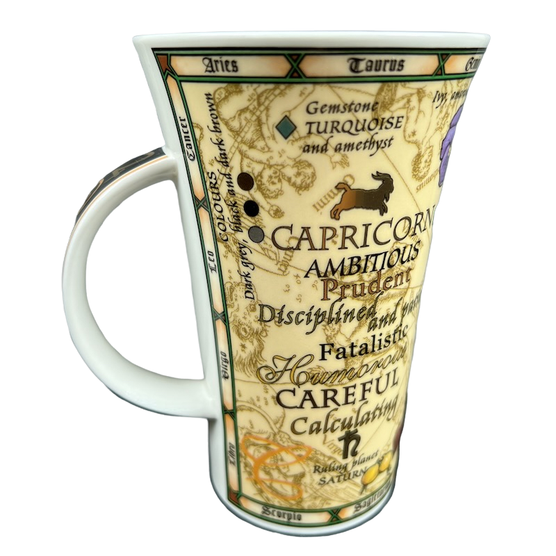 Capricorn The Goat Jack Dadd Zodiac Astrology Tall Mug Dunoon