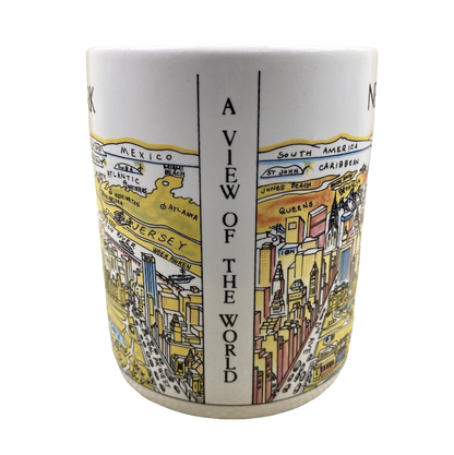 A View Of The World New York Mug City Mugs