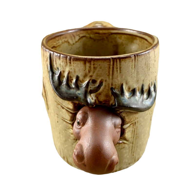 Moose Through A Tree 3D Figural Mug Giftcraft