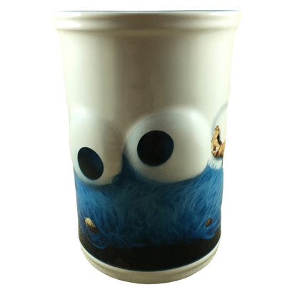 Cookie Monster Google Embossed Eyes Large Mug