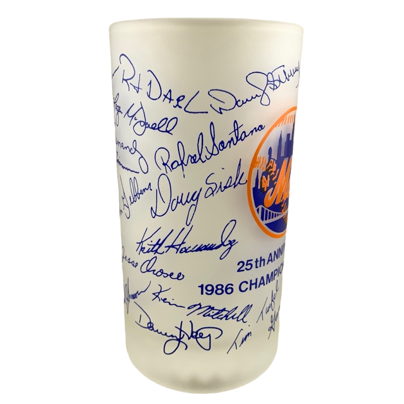 4 store New York Mets Glass Cups