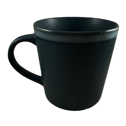Dark Blue Matte Finish With Light Blue Trim Mug Starbucks