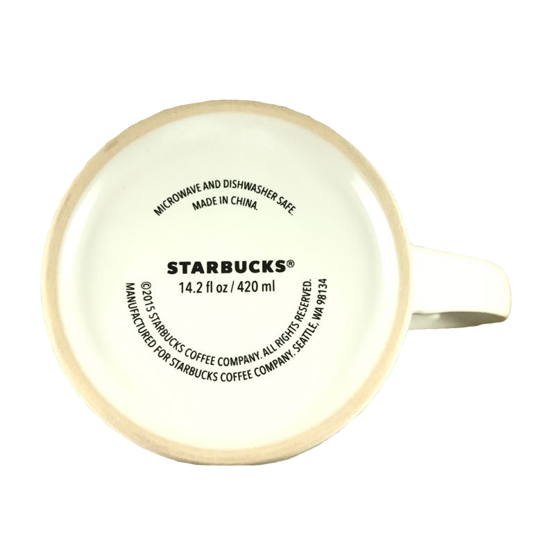 Gold Handwriting Mug Starbucks