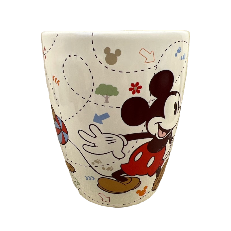 Mickey Mouse And Minnie Mouse Dancing With Pluto Mug Disney Store