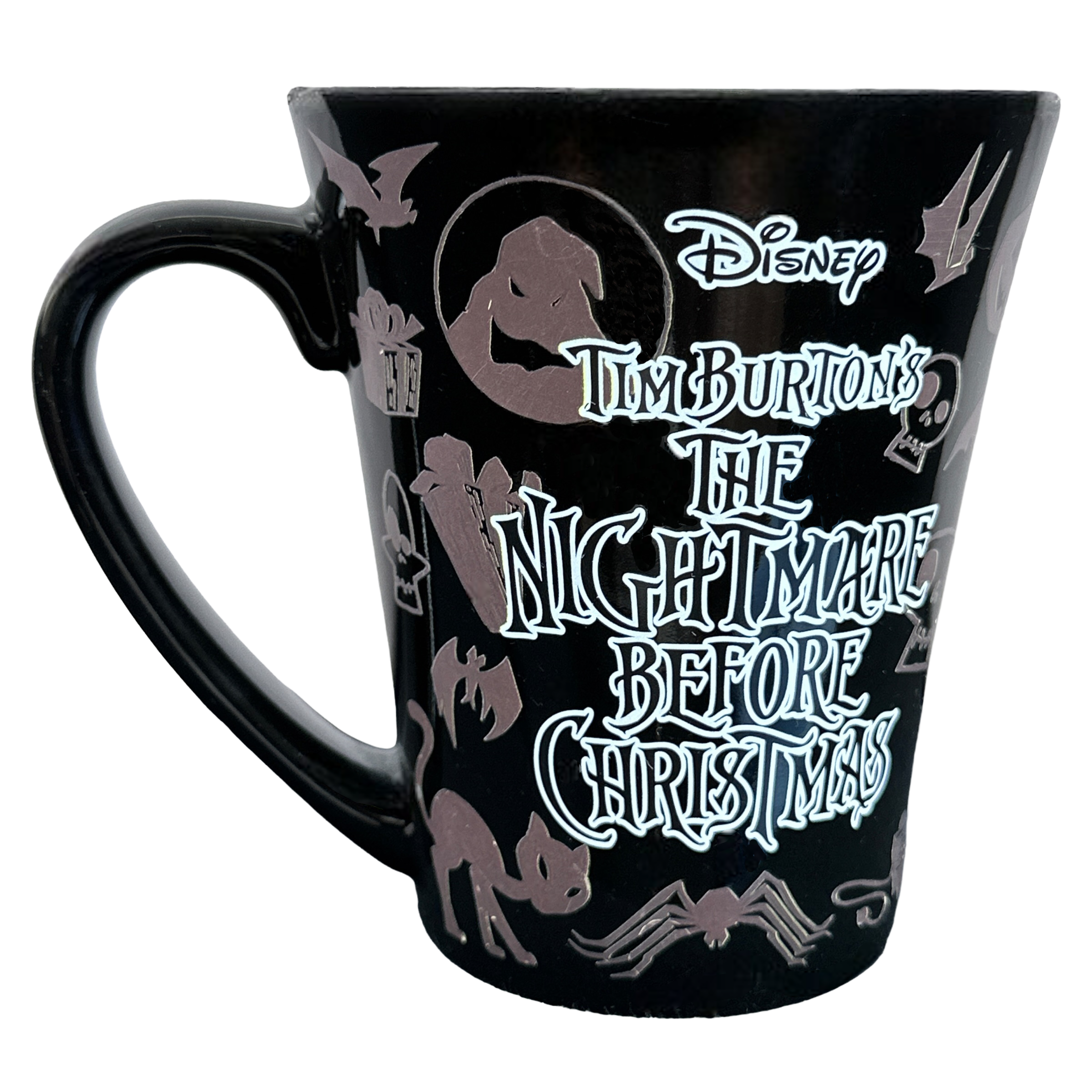 Im a Nightmare Before Coffee NBC Cold Glass Cup / Ice Coffee Cup