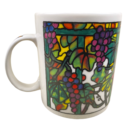 Stained Glass Inspired By The Designs Of Louis Comfort Tiffany Mug Chaleur