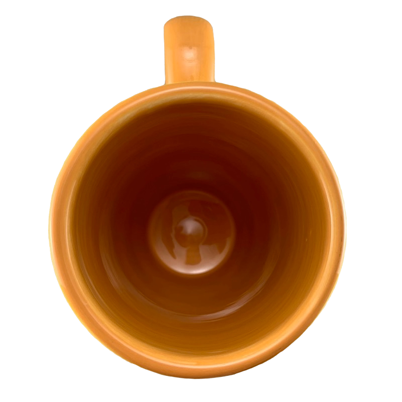 White Flowers In Yellow Background Floral 16oz Latte Mug Starbucks