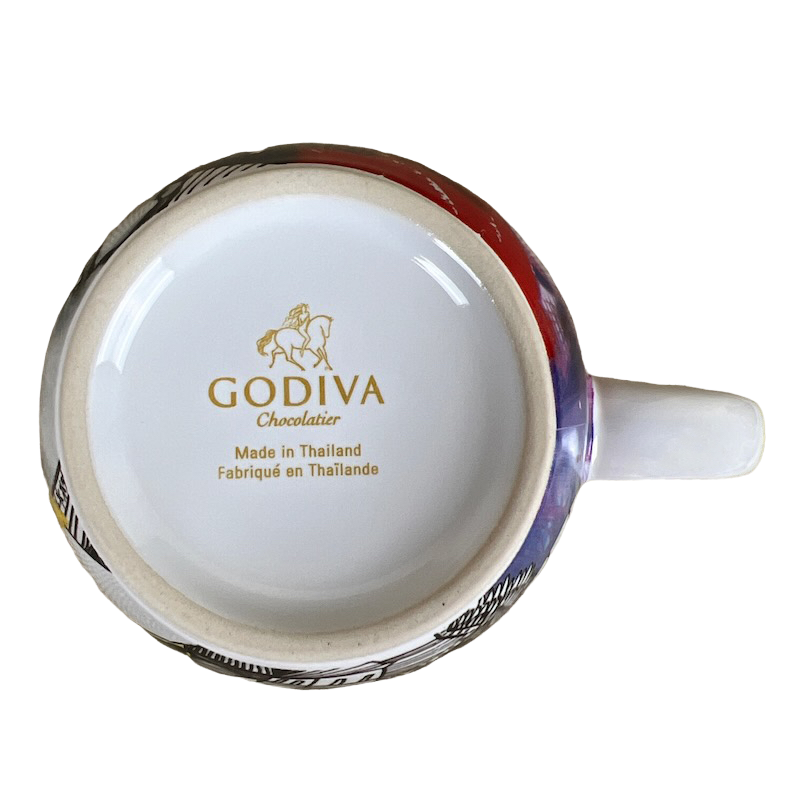 Lady Godiva On A Horse Watercolor Mug Godiva Chocolatier