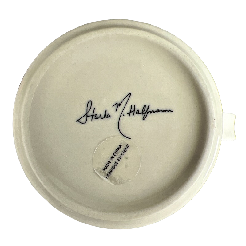 Petal Palette Starla M Halfmann Letter "S" Monogram Initial Mug Anthropologie