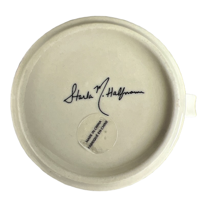Petal Palette Starla M Halfmann Letter "S" Monogram Initial Mug Anthropologie