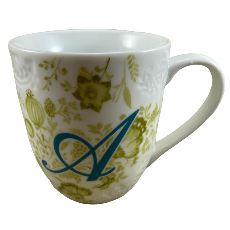 Ava Letter "A" Monogram Initial Mug Pier 1 Imports