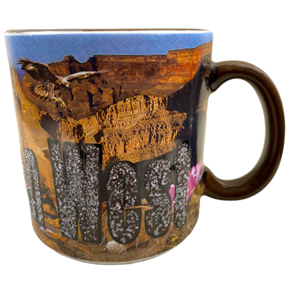 Grand Canyon West National Park Glitter Font Large Mug