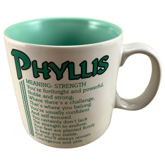 PHYLLIS Poetry Name Mug Papel