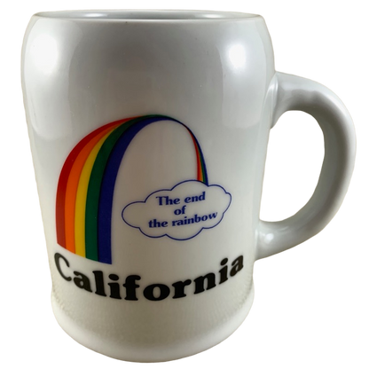 California The End Of The Rainbow Oversized Mug Papel