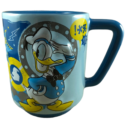 Happy And Angry Donald Duck Embossed Mug Disney Store