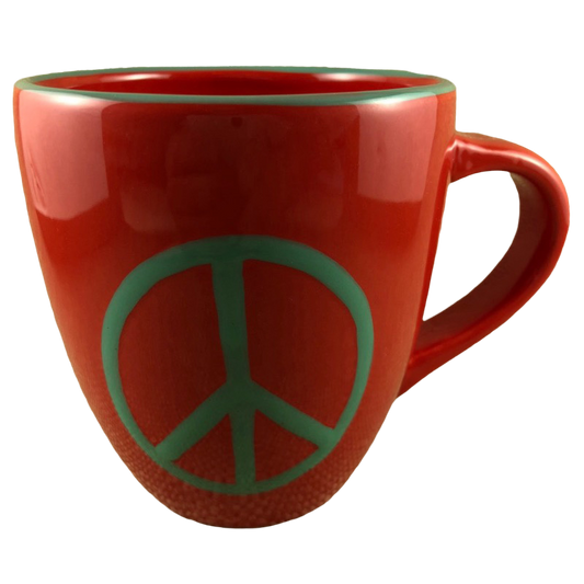 Peace Sign Red Mug Sundance