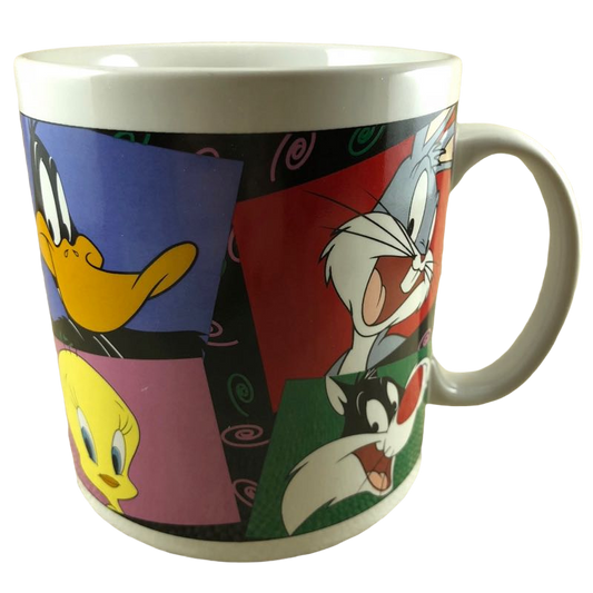 Looney Tunes Characters Rectangles Oversized Mug Houston Harvest