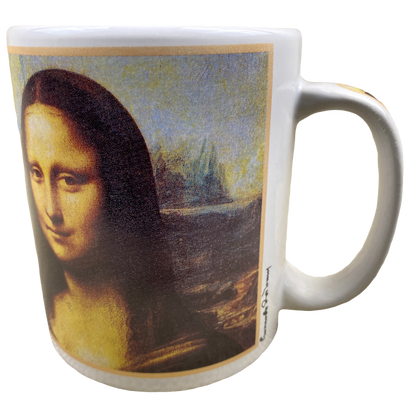 Leonardo Da Vinci Mona Lisa & The Virgin and Child with Saint Anne Mug Cafe Arts