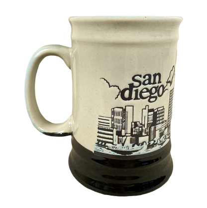 San Diego Etched Tall Vintage Mug