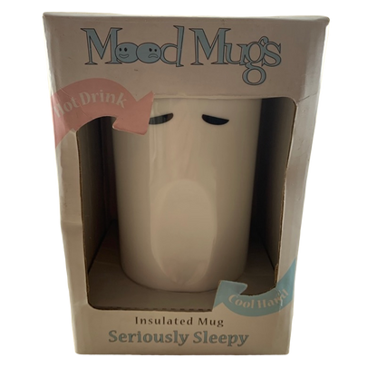 Seriously Sleepy Mood Mugs Insulated Mug Thabto NEW IN BOX