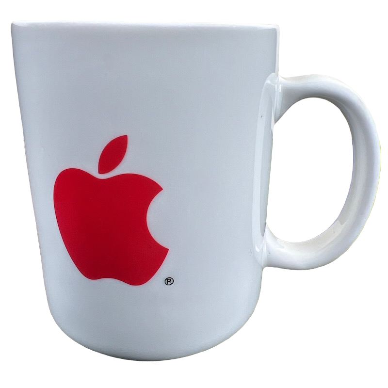 Apple Computers Red Logo Sun Computers Mug