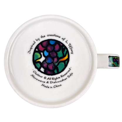 Stained Glass Inspired By The Designs Of Louis Comfort Tiffany Mug Chaleur