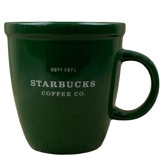 ESTD 1971 Barista Abbey Large Green With White Lettering Mug 2007 Starbucks