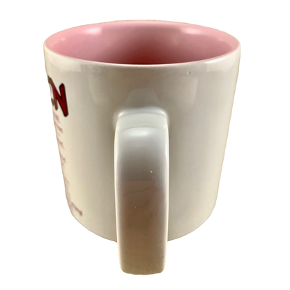 KAREN Poetry Name Pink Interior Mug Papel