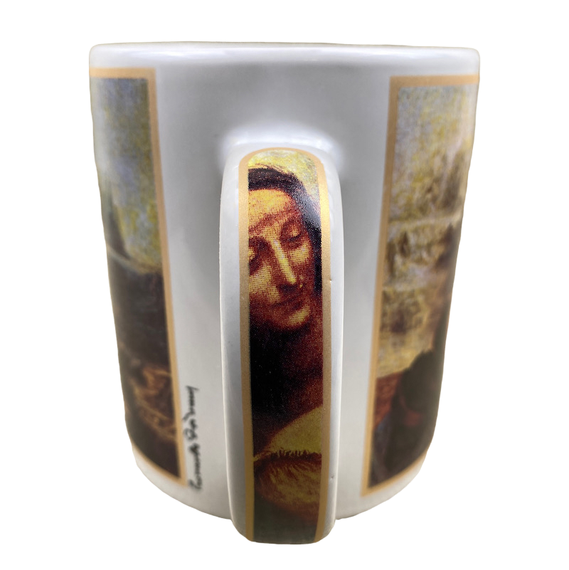 Leonardo Da Vinci Mona Lisa & The Virgin and Child with Saint Anne Mug Cafe Arts