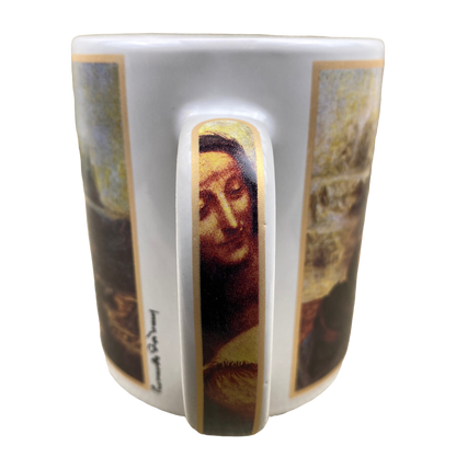 Leonardo Da Vinci Mona Lisa & The Virgin and Child with Saint Anne Mug Cafe Arts