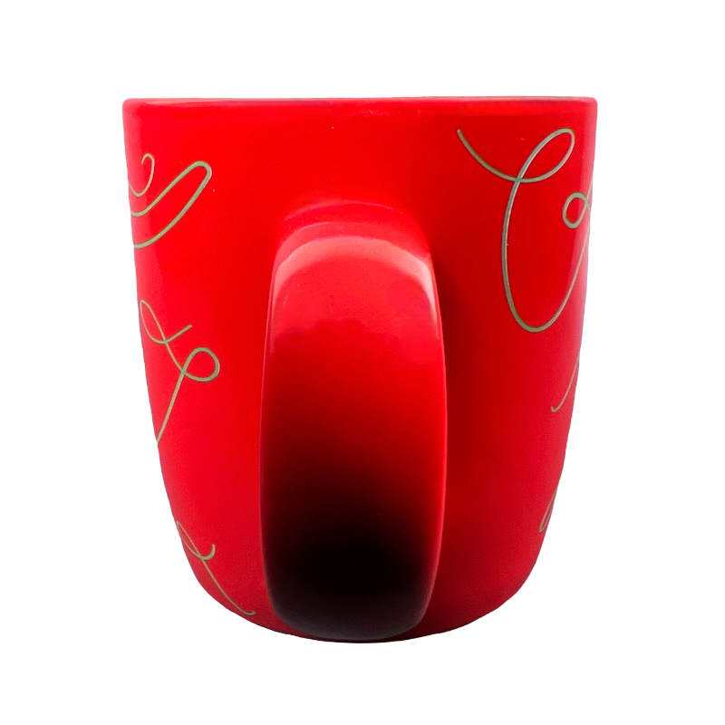 Siren Logo Swirl Design Fa La La La La Red 12oz Mug 2020 Starbucks