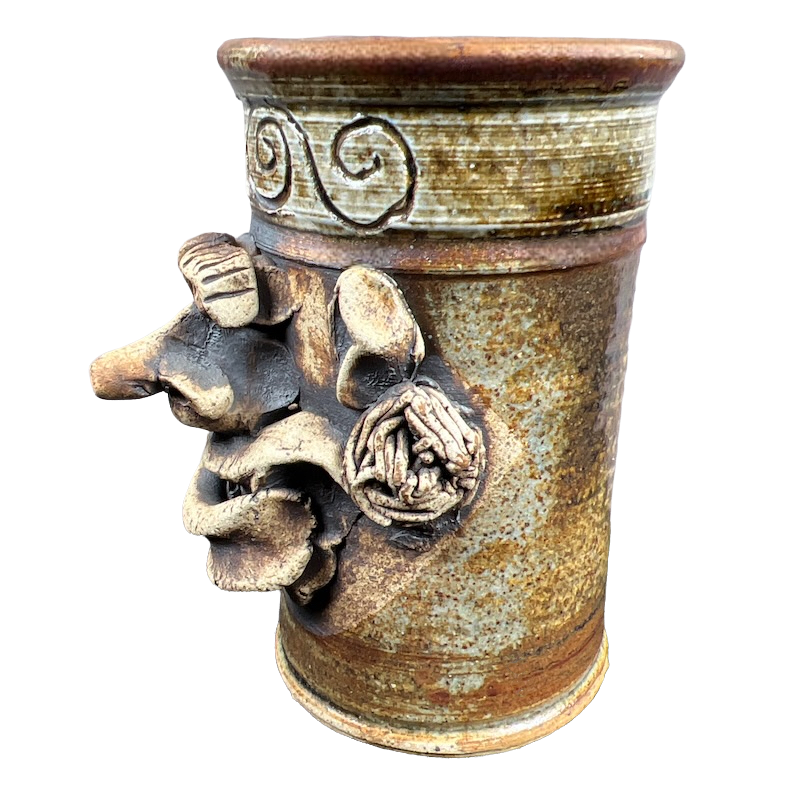 Ugly Face Pottery 3D Man With Mustache Mug – Mug Barista
