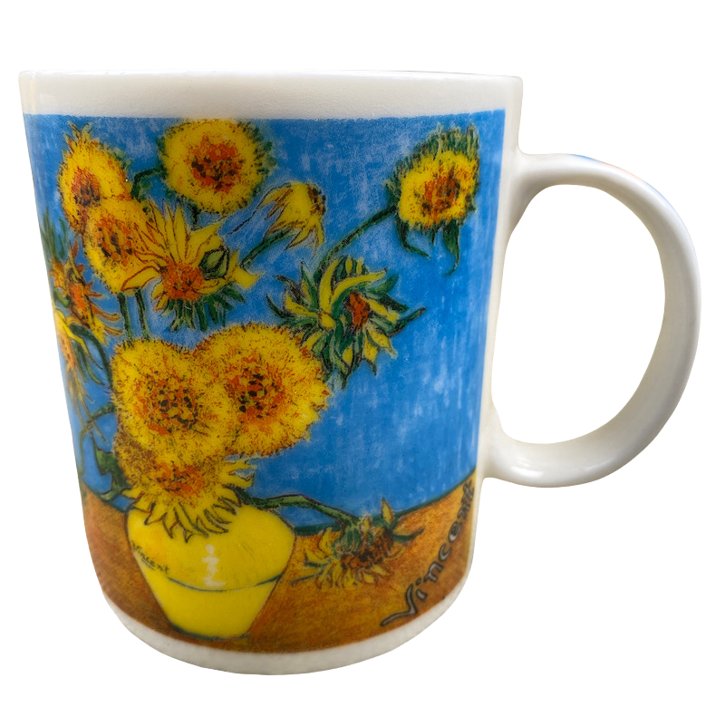 Sunflowers Vincent Van Gogh Master Impressionists D Burrows Mug Chaleur