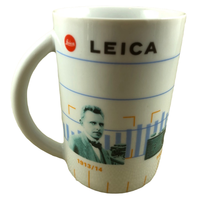 Leica History Timeline Mug Lichte Porzellan