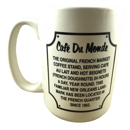Cafe Du Monde Coffee And Beignets Tall Color Mug