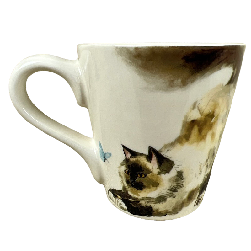 Cat And Butterfly Mug Pier 1 Imports