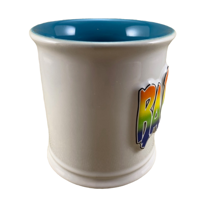 BARBARA 3D Embossed Rainbow Name Mug
