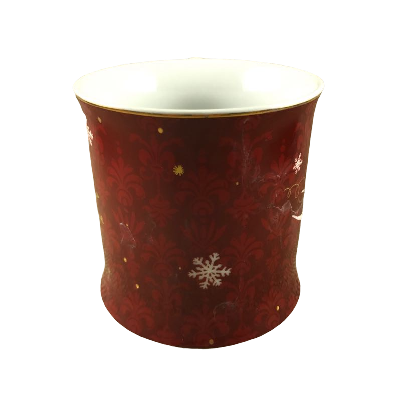 Christmas Holly Snowflakes And Swallows Mug Starbucks