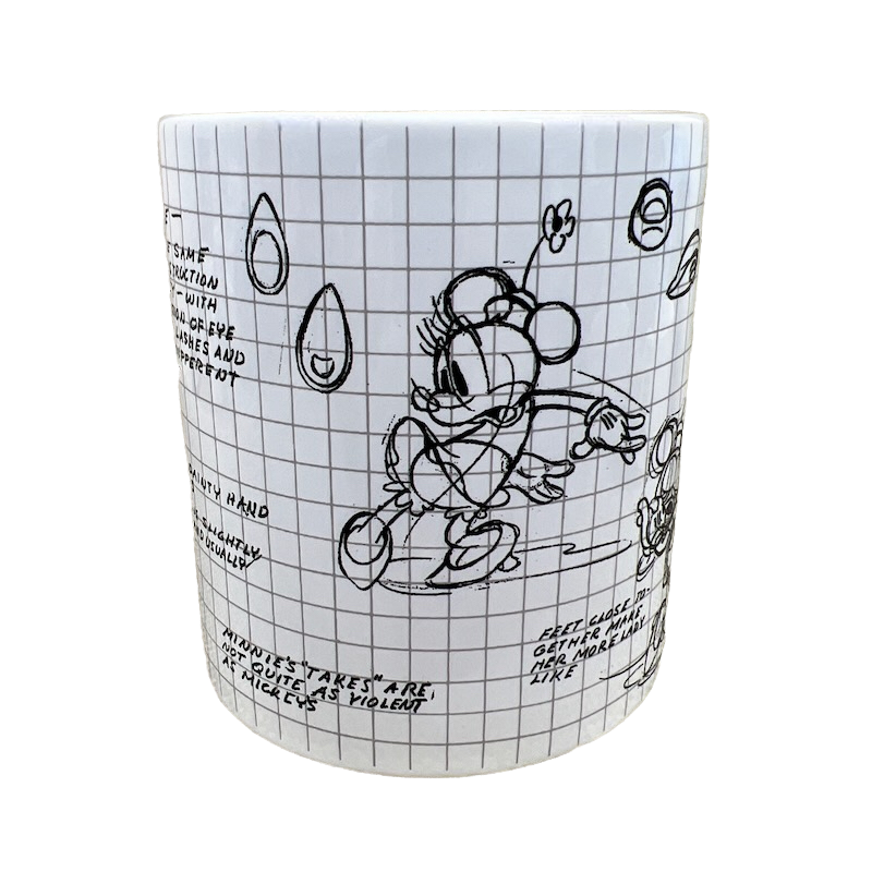 Minnie Mouse Sketch Book Don Towley Mug Disney