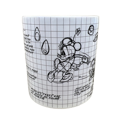 Minnie Mouse Sketch Book Don Towley Mug Disney